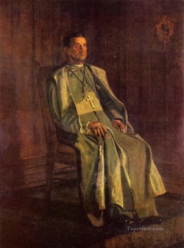  Eakins Deco Art - Monsignor Diomede Falconia Realism portraits Thomas Eakins